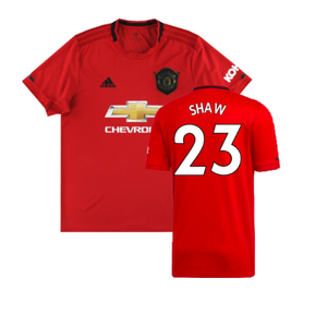 Manchester United 2019-20 Home Shirt (Excellent) (Shaw 23)_0