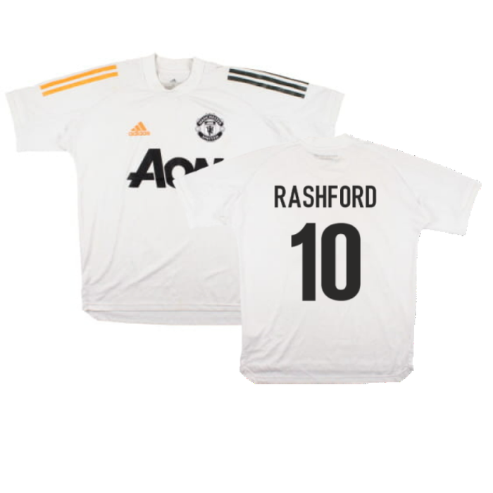 Manchester United 2020-21 Adidas Training Shirt (S) (Rashford 10) (Good)