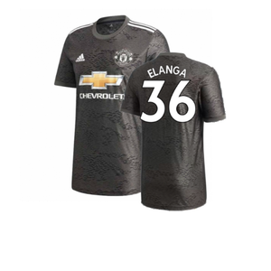 Manchester United 2020-21 Away Shirt (7-8y) (Mint) (Elanga 36)_0