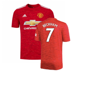 Manchester United 2020-21 Home Shirt (Very Good) (BECKHAM 7)_0