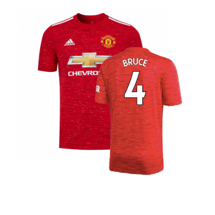 Manchester United 2020-21 Home Shirt (L) (Excellent) (BRUCE 4)