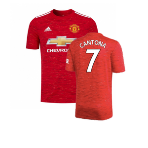 Manchester United 2020-21 Home Shirt (L) (Excellent) (CANTONA 7)_0