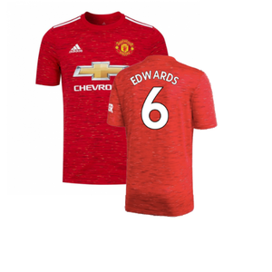 Manchester United 2020-21 Home Shirt (Excellent) (EDWARDS 6)_0