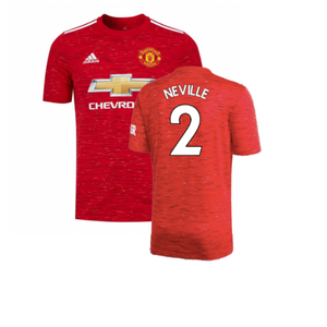 Manchester United 2020-21 Home Shirt (Excellent) (NEVILLE 2)_0