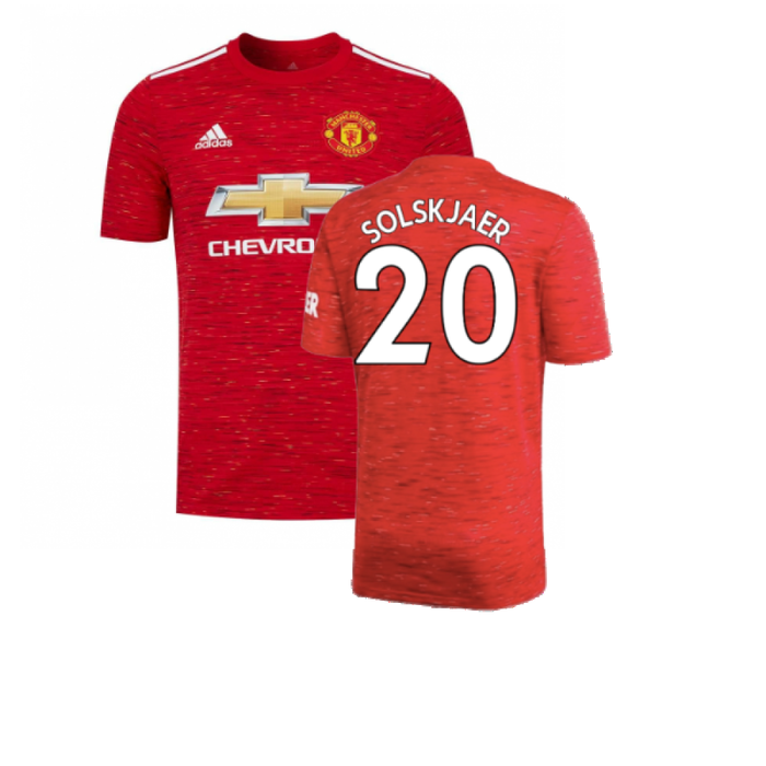 Manchester United 2020-21 Home Shirt (Mint) (SOLSKJAER 20)