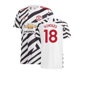 Manchester United 2020-21 Third Shirt (XL) (Good) (SCHOLES 18)_0