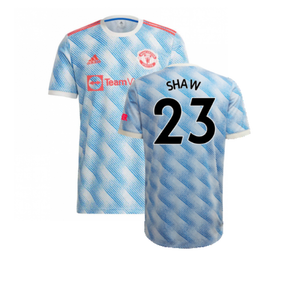 Manchester United 2021-22 Away Shirt (XL) (Mint) (SHAW 23)_0