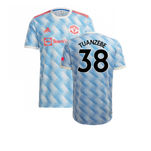 Manchester United 2021-22 Away Shirt (XL) (Mint) (TUANZEBE 38)_0