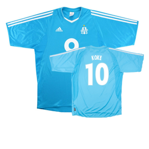 Marseille 2003-04 Away Shirt (Good) (Koke 10)_0