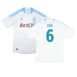 Marseille 2010-11 Home Shirt (S) (Very Good) (Cisse 6)_0