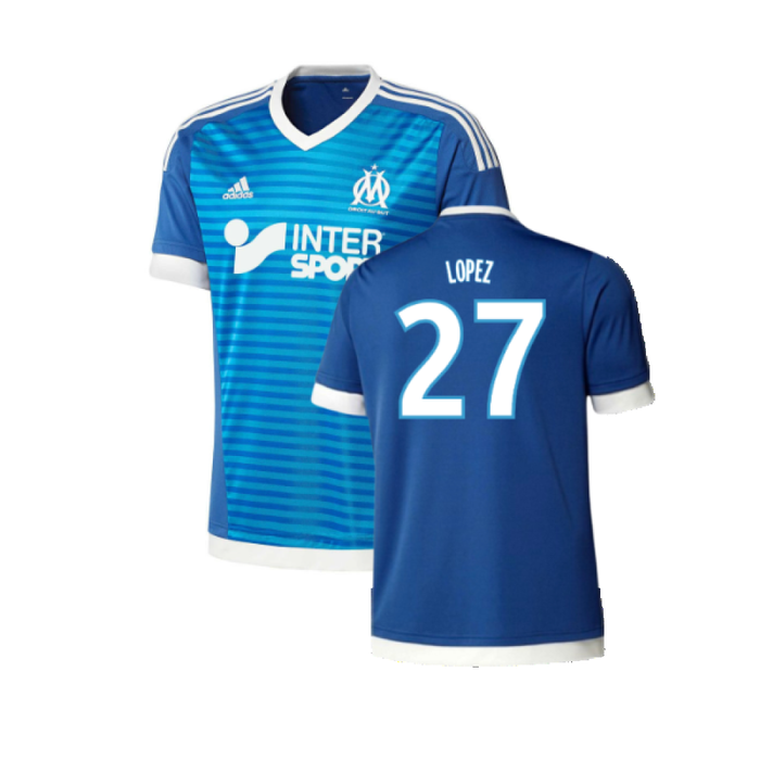 Marseille 2015-16 Third Shirt (S) (Fair) (Lopez 27)