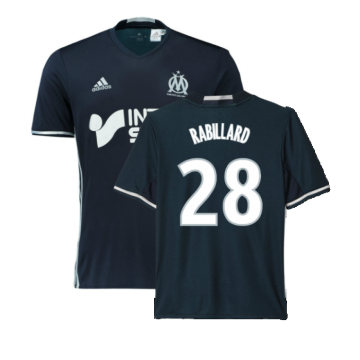 Marseille 2016-17 Away Shirt (S) (Very Good) (Rabillard 28)