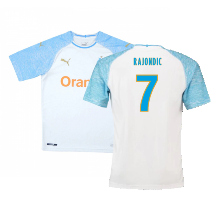 Marseille 2018-19 Home Shirt (XS) (Very Good) (Rajondic 7)