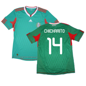 Mexico 2010-11 Home Shirt (2XL) (Very Good) (Chicharito 14)_0