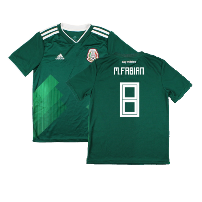 Mexico 2018-19 Home Shirt (Mint) (M.Fabian 8)