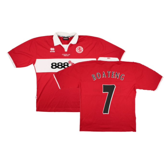 Middlesbrough 2004-05 Home Shirt With Cup Winners Embroidery (L) (Boateng 7) (Very Good)