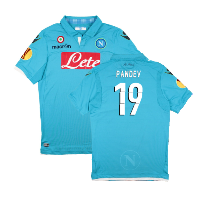 Napoli 2014-15 European Home Shirt (XL) (Excellent) (PANDEV 19)