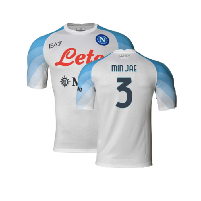 Napoli 2022-2023 Away Player Issue Shirt (XL) (Very Good) (Min Jae 3)