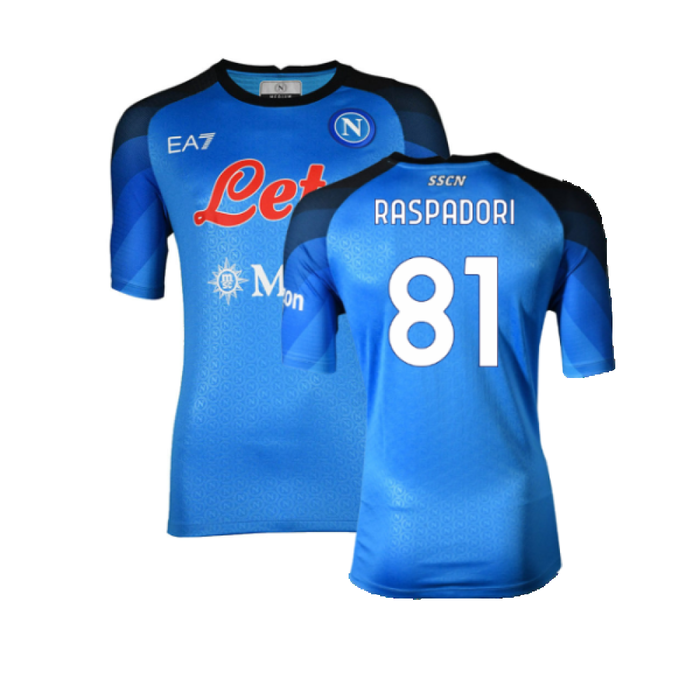 Napoli 2022-23 Home Shirt (M) (Excellent) (Raspadori 81)