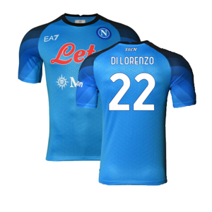 Napoli 2022-23 Player Issue Home Shirt (S) (Very Good) (Di Lorenzo 22)_0