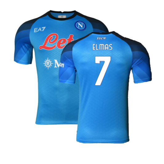 Napoli 2022-23 Player Issue Home Shirt (3XL) (Elmas 7) (Excellent)_0