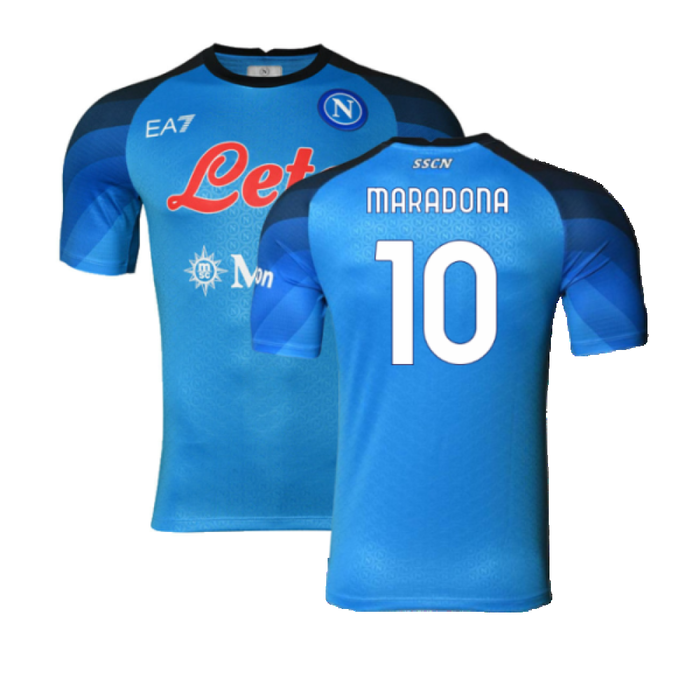 Napoli 2022-23 Player Issue Home Shirt (S) (Excellent) (Maradona 10)