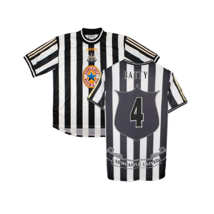 Newcastle United 1997-99 Home Shirt (XL) (Excellent) (Batty 4)