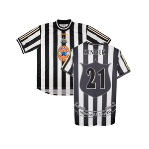 Newcastle United 1997-99 Home Shirt (XL) (Excellent) (Srnicek 21)_0