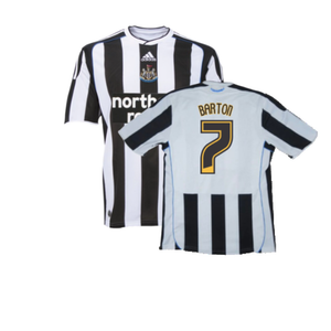 Newcastle United 2009-10 Home Shirt (S) (Excellent) (Barton 7)_0