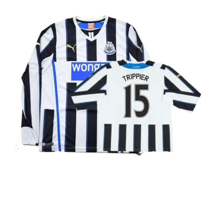 Newcastle United 2013/14 Home L/S Shirt (S) (Very Good) (TRIPPIER 15)