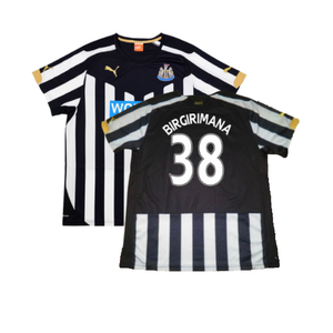 Newcastle United 2014-15 Home Shirt (L) (Good) (Birgirimana 38)_0