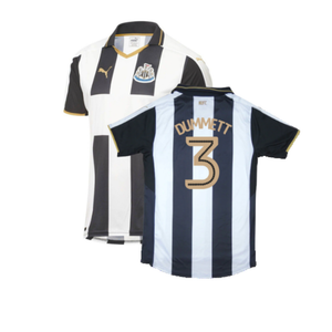 Newcastle United 2016-17 Sponsorless Home Shirt (M) (Excellent) (Dummett 3)_0