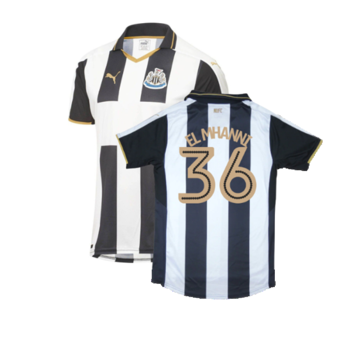 Newcastle United 2016-17 Sponsorless Home Shirt (M) (Excellent) (El Mhanni 36)