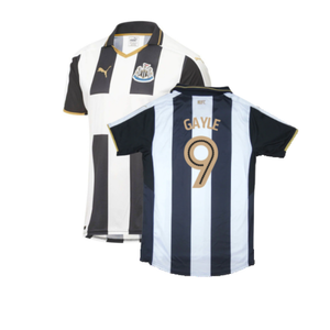 Newcastle United 2016-17 Sponsorless Home Shirt (M) (Excellent) (Gayle 9)_0