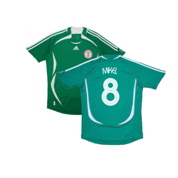 Nigeria 2006-08 Home Shirt (Very Good) (Mikel 8)