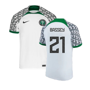 Nigeria 2021-2023 Away Shirt (L) (Bassey 21) (Excellent)_0