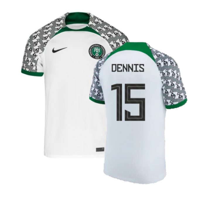 Nigeria 2021-2023 Away Shirt (S) (Excellent) (DENNIS 15)