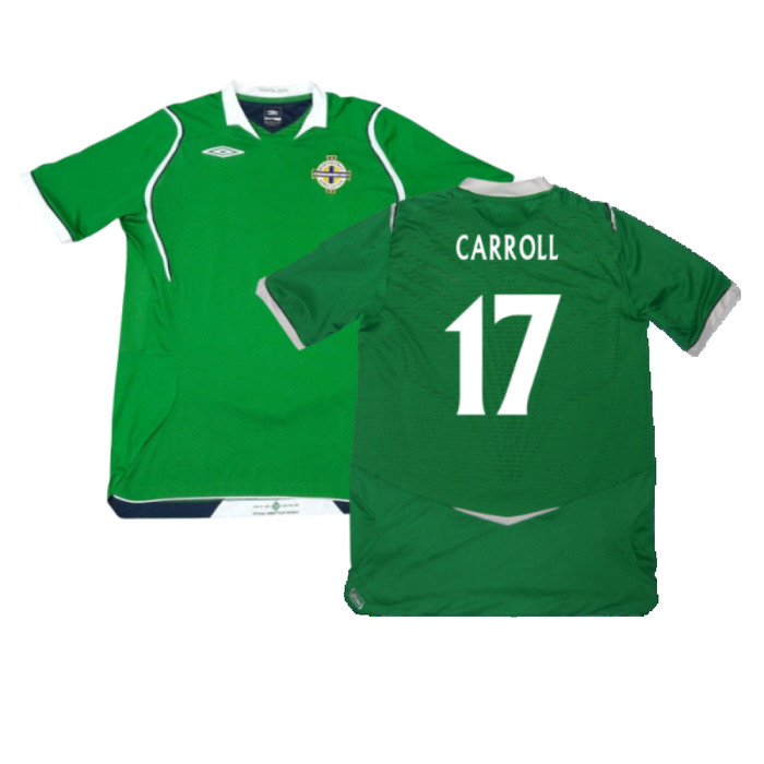 Northern Ireland 2008-09 Home Shirt (Excellent) (Carroll 17)