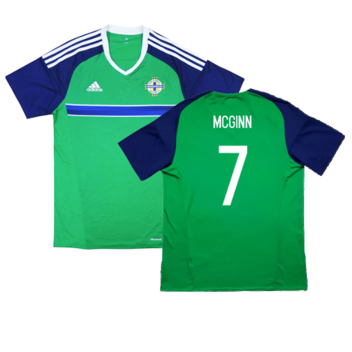 Northern Ireland 2016-17 Home Shirt (S) (Good) (McGinn 7)