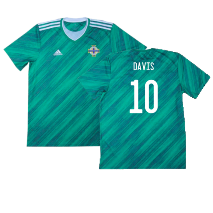 Northern Ireland 2020-2021 Home Shirt (L) (Mint) (DAVIS 10)