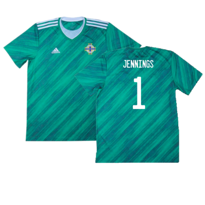 Northern Ireland 2020-2021 Home Shirt (L) (Mint) (JENNINGS 1)