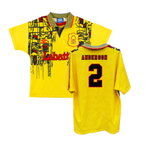 Nottingham Forest 1995-97 Away Shirt (XXL) (Excellent) (Anderson 2)_0