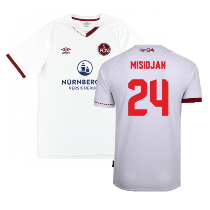 Nurnberg 2020-21 Away Shirt (XL) (Mint) (Misidjan 24)