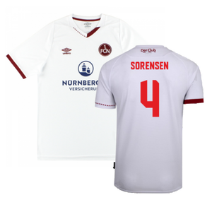 Nurnberg 2020-21 Away Shirt (L) (Mint) (Sorensen 4)_0