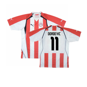 Olympiacos 2005-06 Home Shirt (Very Good) (Dordevic 11)_0