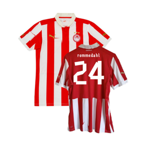 Olympiacos 2012-13 Home Shirt (Excellent) (Rommedahl 24)_0