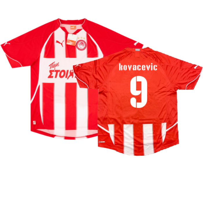 Olympiakos 2010-11 Home Shirt (M) (Good) (Kovacevic 9)