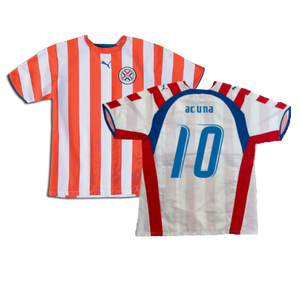 Paraguay 2006-07 Home Shirt (L) (Excellent) (ACUNA 10)_0