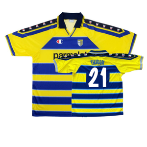 Parma 1999-2000 Home Shirt (S) (Good) (Thuram 21)_0