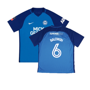 Peterborough United 2017-18 Home Shirt (M) (Excellent) (Baldwin 6)_0